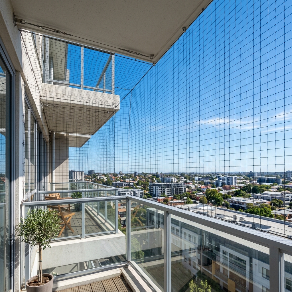 Anti bird nets for terrace and balcony